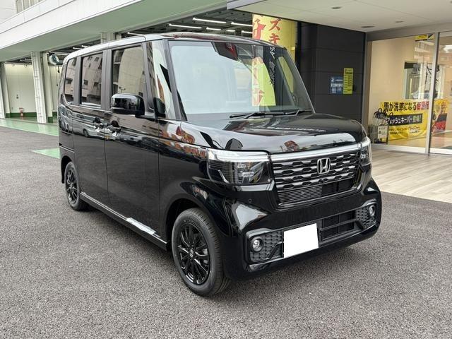 Ｎ－ＢＯＸカスタム ブラックスタイル　両側電動スライドドア　クリアランスソナー　オートクルーズコントロール　レーンアシスト　衝突被害軽減システム　オートライト　ＬＥＤヘッドランプ　スマートキー　アイドリングストップ　電動格納ミラー（13枚目）