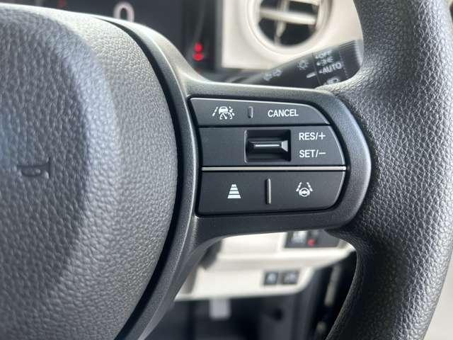 Ｎ－ＢＯＸ ベースグレード　両側スライド・片側電動　クリアランスソナー　オートクルーズコントロール　レーンアシスト　衝突被害軽減システム　オートライト　ＬＥＤヘッドランプ　スマートキー　アイドリングストップ　電動格納ミラー（11枚目）