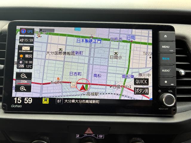 フィット クロスター　ドライブレコーダー　バックカメラ　ナビ　ＴＶ　クリアランスソナー　オートクルーズコントロール　レーンアシスト　衝突被害軽減システム　アルミホイール　オートライト　ＬＥＤヘッドランプ　スマートキー（4枚目）