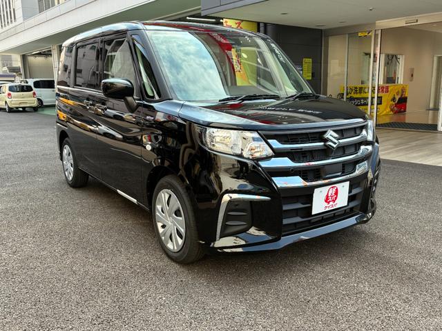 ソリオ ハイブリッドＭＧ　クリアランスソナー　オートクルーズコントロール　レーンアシスト　衝突被害軽減システム　オートライト　スマートキー　アイドリングストップ　電動格納ミラー　ウォークスルー　ＣＶＴ　盗難防止システム（3枚目）