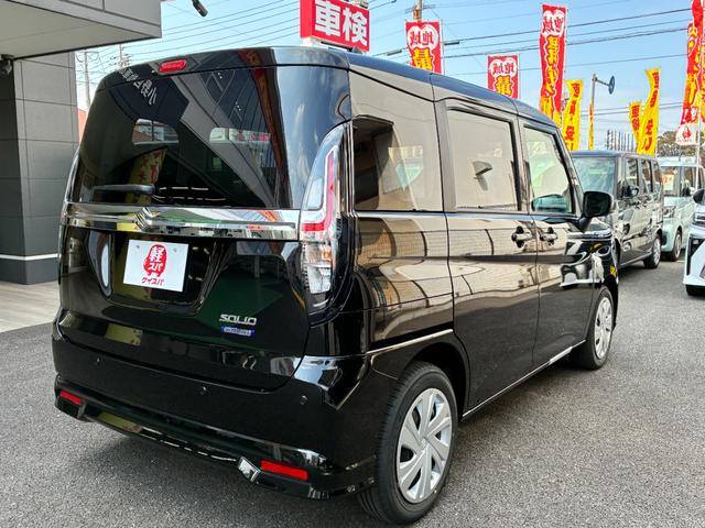 ソリオ ハイブリッドＭＧ　クリアランスソナー　オートクルーズコントロール　レーンアシスト　衝突被害軽減システム　オートライト　スマートキー　アイドリングストップ　電動格納ミラー　ウォークスルー　ＣＶＴ　盗難防止システム（5枚目）