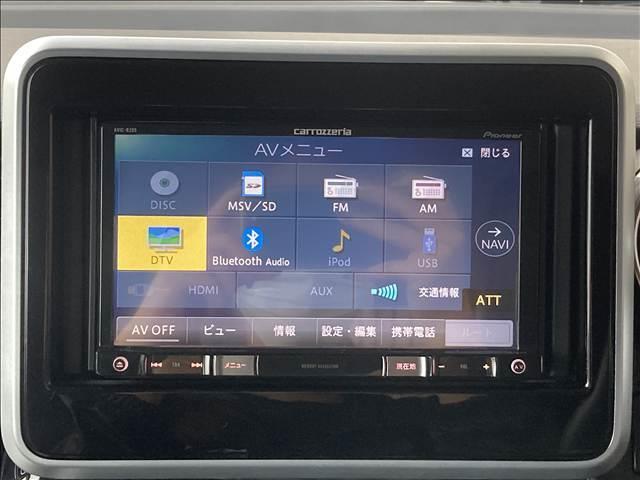 スペーシアカスタム ハイブリッドGS 禁煙車 安全装置 横滑り防止装置 アクセル踏み間違い防止装置 盗難防止装置 両側スライド片側電動ドア 社外ナビ Bluetooth接続 CD DVD アイドリングストップ シートヒーター 純正アルミ(7枚目)