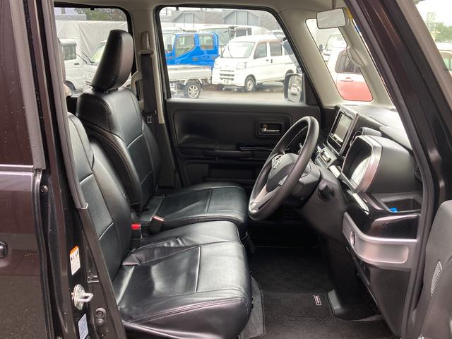 スペーシアカスタム ハイブリッドGS 禁煙車 安全装置 横滑り防止装置 アクセル踏み間違い防止装置 盗難防止装置 両側スライド片側電動ドア 社外ナビ Bluetooth接続 CD DVD アイドリングストップ シートヒーター 純正アルミ(25枚目)