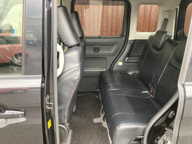 スペーシアカスタム ハイブリッドGS 禁煙車 安全装置 横滑り防止装置 アクセル踏み間違い防止装置 盗難防止装置 両側スライド片側電動ドア 社外ナビ Bluetooth接続 CD DVD アイドリングストップ シートヒーター 純正アルミ(27枚目)