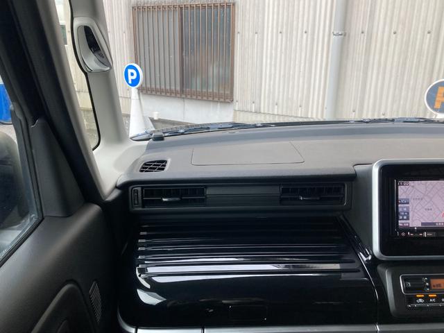 スペーシアカスタム ハイブリッドGS 禁煙車 安全装置 横滑り防止装置 アクセル踏み間違い防止装置 盗難防止装置 両側スライド片側電動ドア 社外ナビ Bluetooth接続 CD DVD アイドリングストップ シートヒーター 純正アルミ(39枚目)