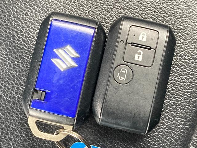 スペーシアカスタム ハイブリッドGS 禁煙車 安全装置 横滑り防止装置 アクセル踏み間違い防止装置 盗難防止装置 両側スライド片側電動ドア 社外ナビ Bluetooth接続 CD DVD アイドリングストップ シートヒーター 純正アルミ(50枚目)