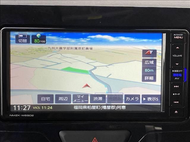 タント カスタムRS トップエディションVS SAIII 禁煙車 両側電動スライドドア ダイハツ純正ナビ Bluetooth可 CD DVD バックカメラ 全周囲カメラ ETC アイドリングストップ オートマチックハイビーム 衝突軽減ブレーキ 障害物センサー(5枚目)