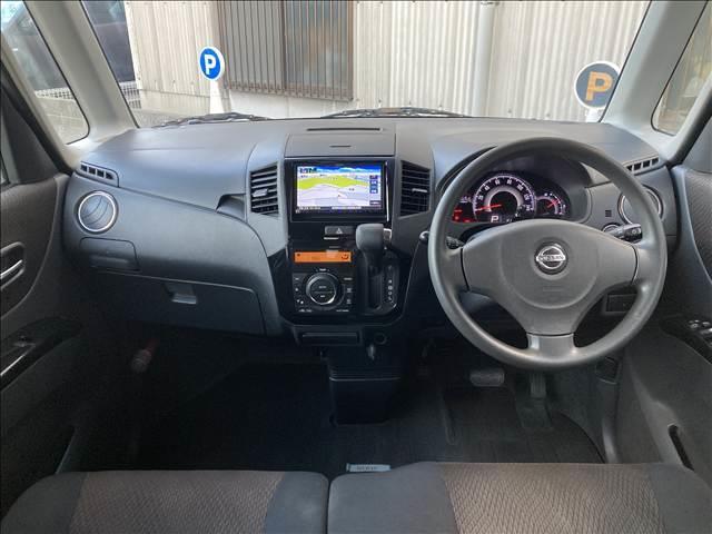 ルークス ハイウェイスターリミテッド　禁煙車　両側スライド片側電動ドア　社外ナビ　Ｂｌｕｅｔｏｏｔｈ接続　ワンセグＴＶ　ＣＤ　ＤＶＤ　オートマチックハイビーム　横滑り防止装置　盗難防止装置　フォグランプ　純正アルミ　スマートキー（2枚目）