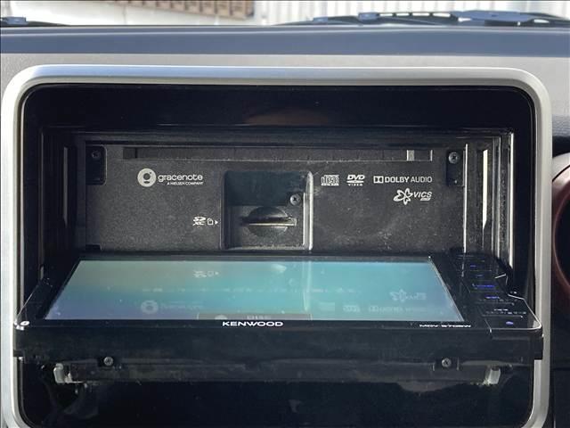 スペーシア ハイブリッドX 禁煙車 両側電動スライドドア 社外ナビ Bluetooth接続 CD DVD再生 フルセグTV シートヒーター アイドリングストップ スマートキー 衝突軽減ブレーキ 横滑り防止装置 障害物センサー(9枚目)