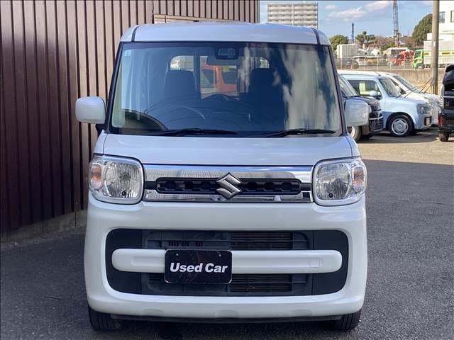 スペーシア ハイブリッドX 禁煙車 両側電動スライドドア 社外ナビ Bluetooth接続 CD DVD再生 フルセグTV シートヒーター アイドリングストップ スマートキー 衝突軽減ブレーキ 横滑り防止装置 障害物センサー(17枚目)