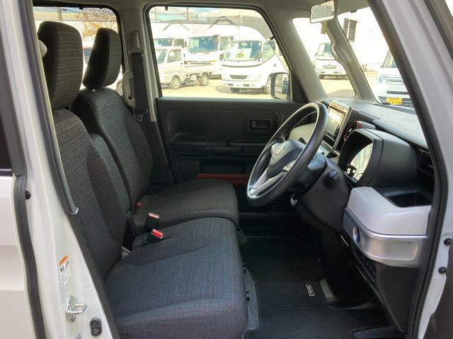 スペーシア ハイブリッドX 禁煙車 両側電動スライドドア 社外ナビ Bluetooth接続 CD DVD再生 フルセグTV シートヒーター アイドリングストップ スマートキー 衝突軽減ブレーキ 横滑り防止装置 障害物センサー(25枚目)