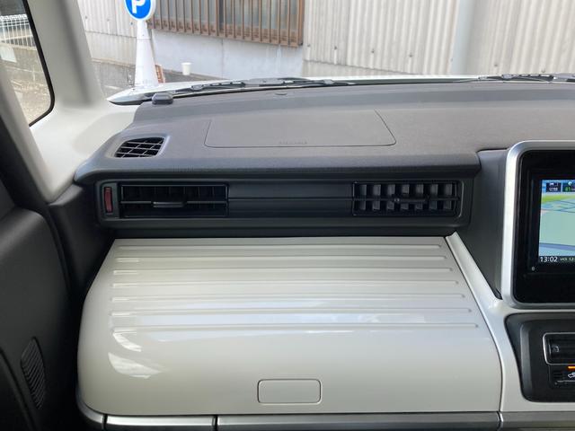 スペーシア ハイブリッドX 禁煙車 両側電動スライドドア 社外ナビ Bluetooth接続 CD DVD再生 フルセグTV シートヒーター アイドリングストップ スマートキー 衝突軽減ブレーキ 横滑り防止装置 障害物センサー(38枚目)