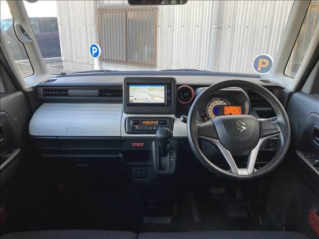 スペーシア ハイブリッドG 禁煙車 両側スライドドア 社外ナビ Bluetooth接続 CD DVD バックカメラ ETC ドライブレコーダー アイドリングストップ 社外アルミ スマートキー 衝突軽減ブレーキ 障害物センサー(2枚目)