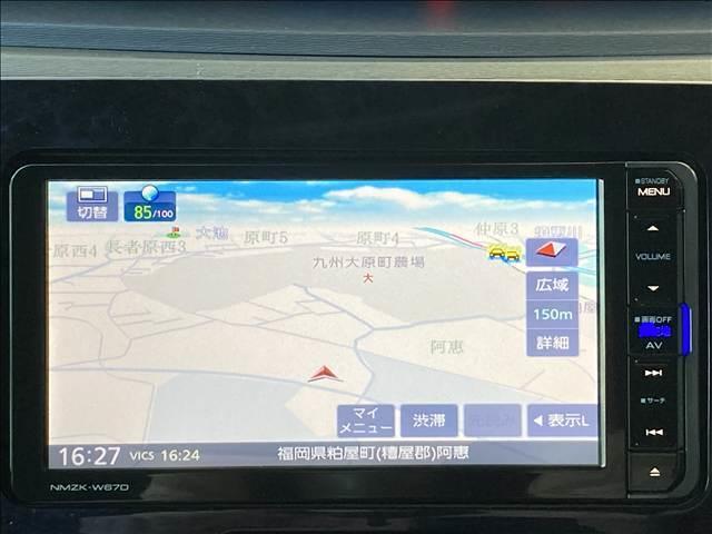 タント カスタムX トップエディションSAIII 禁煙車 両側スライド片側電動ドア ダイハツ純正ナビ Bluetooth接続 CD DVD バックカメラ ETC シートヒーター アイドリングストップ ドライブレコーダー スマートキー 衝突軽減ブレーキ(5枚目)