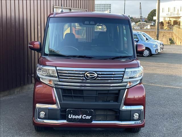 タント カスタムX トップエディションSAIII 禁煙車 両側スライド片側電動ドア ダイハツ純正ナビ Bluetooth接続 CD DVD バックカメラ ETC シートヒーター アイドリングストップ ドライブレコーダー スマートキー 衝突軽減ブレーキ(18枚目)