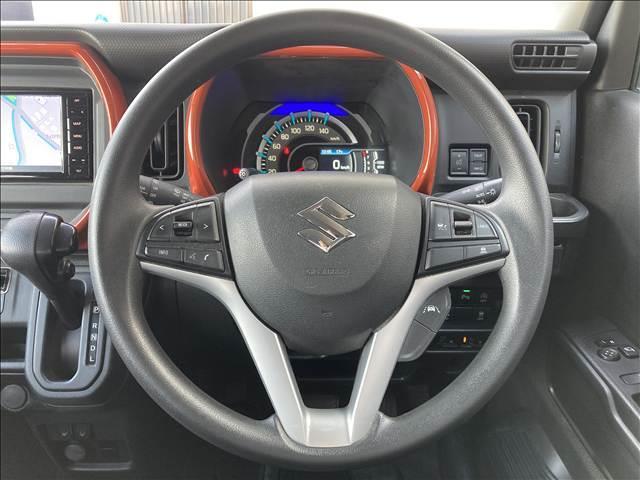 ハスラー ハイブリッドＧ　禁煙車　社外ナビ　Ｂｌｕｅｔｏｏｔｈ　ＣＤ　ＤＶＤ　バックカメラ　ＥＴＣ　両席シートヒーター　アイドリングストップ　クルーズコントロール　衝突軽減ブレーキ　アクセル踏み間違い防止装置　障害物センサー（14枚目）