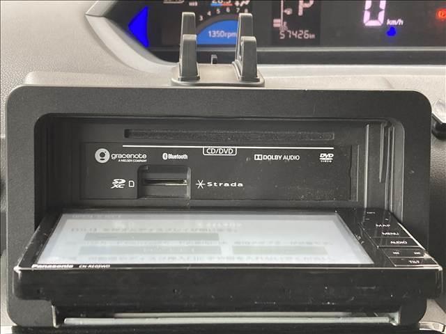 タント カスタムX 禁煙車 両側電動スライドドア 社外ナビ Bluetooth CD DVD バックカメラ 両席シートヒーター アイドリングストップ ドライブレコーダー 純正アルミ スマートキー 衝突軽減ブレーキ(11枚目)