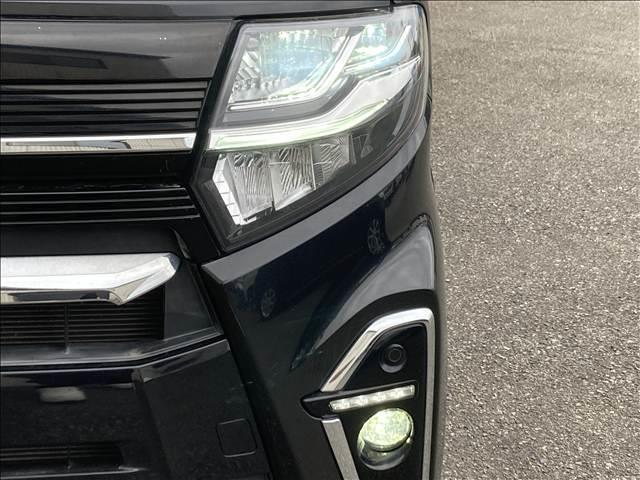 タント カスタムX 禁煙車 両側電動スライドドア 社外ナビ Bluetooth CD DVD バックカメラ 両席シートヒーター アイドリングストップ ドライブレコーダー 純正アルミ スマートキー 衝突軽減ブレーキ(17枚目)