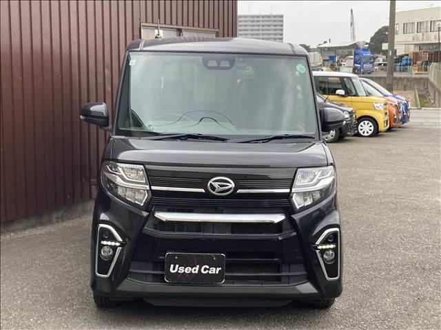 タント カスタムX 禁煙車 両側電動スライドドア 社外ナビ Bluetooth CD DVD バックカメラ 両席シートヒーター アイドリングストップ ドライブレコーダー 純正アルミ スマートキー 衝突軽減ブレーキ(19枚目)