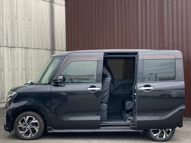 タント カスタムX 禁煙車 両側電動スライドドア 社外ナビ Bluetooth CD DVD バックカメラ 両席シートヒーター アイドリングストップ ドライブレコーダー 純正アルミ スマートキー 衝突軽減ブレーキ(21枚目)