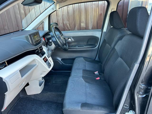 ムーヴ Ｘ　ＳＡＩＩＩ　禁煙車　社外ナビ　Ｂｌｕｅｔｏｏｔｈ　ＣＤ　ＤＶＤ　ＥＴＣ　アイドリングストップ　シートヒーター　オートマチックハイビーム　純正アルミ　スマートキー　衝突軽減ブレーキ　横滑り防止装置　障害物センサー（23枚目）