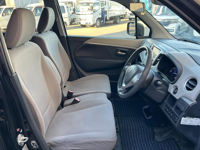 ワゴンR FZ 禁煙車 社外ナビ CD DVD アイドリングストップ シートヒーター 純正アルミ スマートキー 衝突軽減ブレーキ 横滑り防止装置 盗難防止装置 パワーステアリング パワーウィンドウ オートエアコン(23枚目)