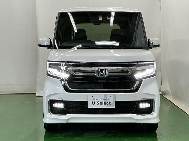 Ｎ－ＢＯＸカスタム Ｌ　ドラレコ　ナビ　Ｒカメラ　ブルートゥース　両席電動スライドドア　Ｐソナー　サイドエアバッグ　Ａストップ　シートヒータ　ベンチシート　点検記録簿　キーフリーシステム　ＬＥＤライト　リアカメ　ＡＣ　ＥＴＣ（6枚目）
