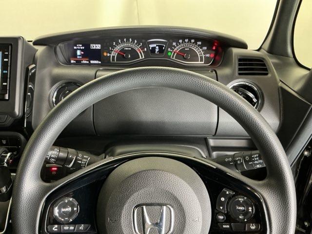 N-BOXカスタム L ドラレコ ナビ Rカメラ ブルートゥース Pソナー サイドエアバッグ Aストップ シートヒータ ベンチシート 点検記録簿 キーフリーシステム LEDライト リアカメ クルーズコントロール AC USB(25枚目)