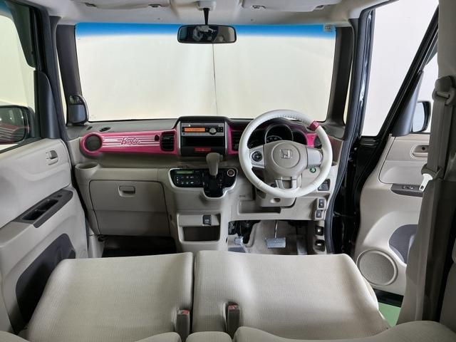 Ｎ－ＢＯＸ Ｇ・Ｌパッケージ　運転席／助手席エアバッグ　ＣＤ　ＡＢＳ　Ｉ－ＳＴＯＰ　ベンチ席　メンテナンスノート　全席ＰＷ　イモビライザー　ＡＡＣ　横滑り防止　スマートキー　キーレスＥ　パワーステアリング　片側電動両側スライドドア（2枚目）