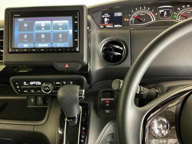 Ｎ－ＢＯＸカスタム Ｌ　ナビ　Ｒカメラ　ブルートゥース　ＣＤ　シートヒーター付き　助手席エアバック　Ｂカメ　メンテナンスノート　ＬＥＤ　エアバッグ　パワーウインドウ　Ａライト　クルコン　エアコン　スマートキーＰスタート（3枚目）