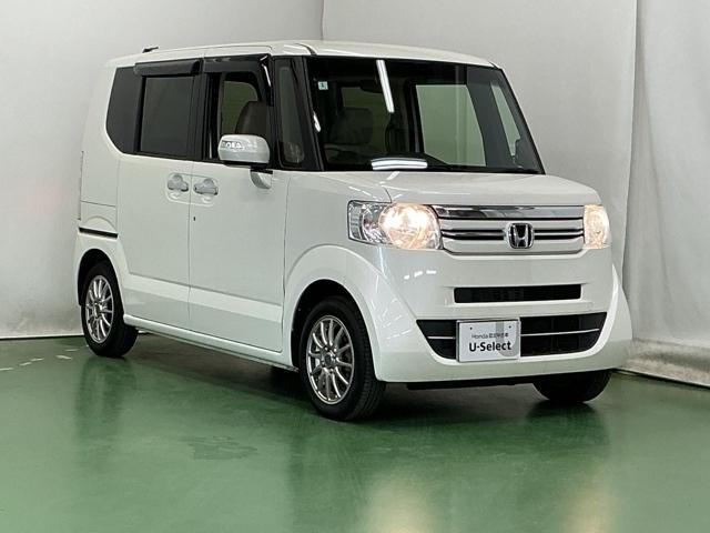 Ｎ－ＢＯＸ Ｇ・Ｌパッケージ　ナビ　Ｒカメラ　ブルートゥース　フルセグ　両パワースライドドア　エアバック付き　パワーウインド　セキュリティアラーム　アイスト　整備点検記録簿　助手席エアバッグ　地デジＴＶ　キーフリー　スマキー（7枚目）
