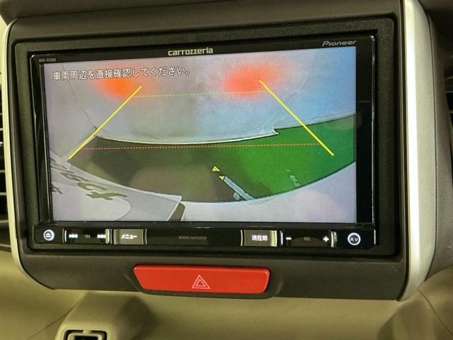 Ｎ－ＢＯＸ Ｇ・Ｌパッケージ　ナビ　Ｒカメラ　ブルートゥース　フルセグ　両パワースライドドア　エアバック付き　パワーウインド　セキュリティアラーム　アイスト　整備点検記録簿　助手席エアバッグ　地デジＴＶ　キーフリー　スマキー（12枚目）