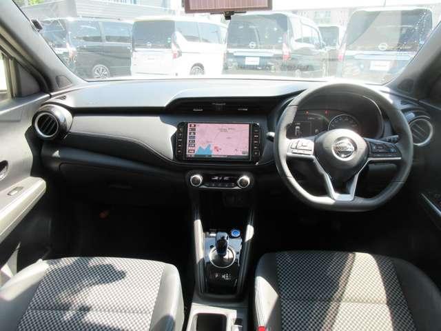 キックス X ナビ&TV クルコン スマートキー LEDヘッド レーンアシスト パワーステアリング 盗難防止システム ドライブレコーダー ETC 整備記録簿有 メモリーナビ サイドエアバッグ アルミ AAC ABS(2枚目)