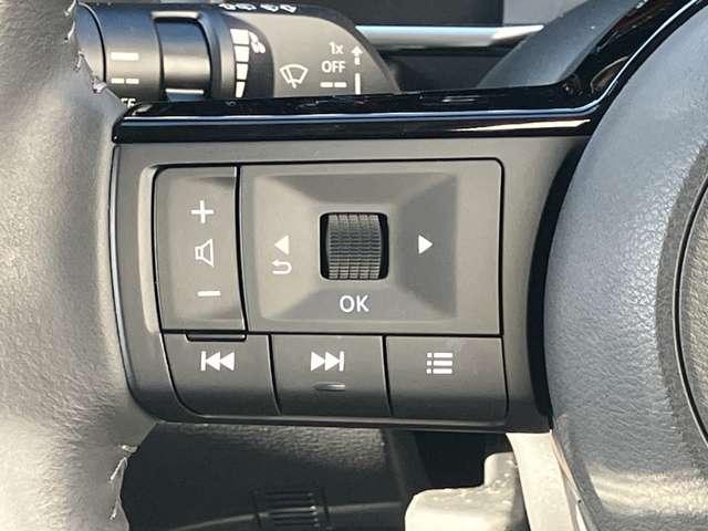 �X�e�A�����O�̍����ɁA�I�[�f�B�I�̑��삪�ł���X�C�b�`�𑕔����Ă��܂��B�n���h�������𗣂�������ł��ĕ֗��ł��B