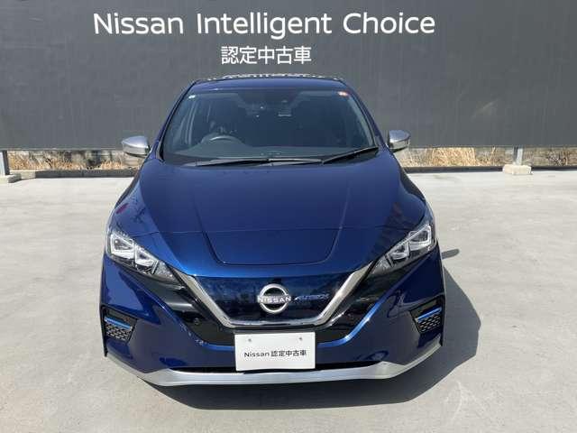 リーフ オーテック　ＭＯＰナビ　バックモニター　プロパイロット　衝突軽減ブレーキ　オートハイビーム　ＬＥＤライト　スマートキー　シートヒーター　バックモニター　フルオートエアコン　メモリーナビ　ＥＴＣ　アルミホイール（5枚目）