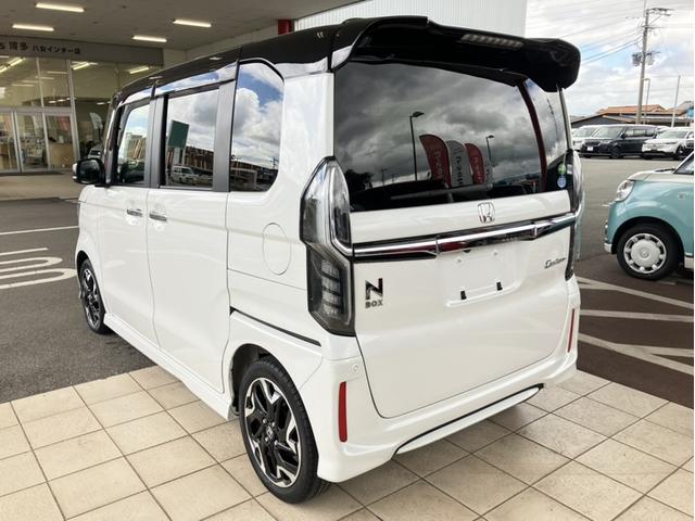Ｎ－ＢＯＸカスタム Ｇ・Ｌターボホンダセンシング　ワンオーナー・２トーン塗装・８インチナビ・前後ドラレコ・ＵＳＢ／Ｂｌｕｅｔｏｏｔｈ接続・リアカメラ・両側パワースライドドア・ＥＴＣ・ＬＥＤヘッドライト・オートエアコン・シートヒーター　Ｗパワスラ　ＰＳ（28枚目）