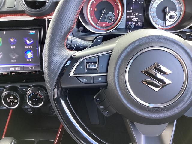 スイフトスポーツ ベースグレード　ワンオーナー・全方位モニター・ナビ・ＥＴＣ・オートエアコン・セーフティーパッケージ・オートエアコン・スマートキー・ドラレコ　被害軽減ブレーキ　全方位カメラ付き　ＤＶＤ視聴可　１オナ　横滑り防止システム（15枚目）