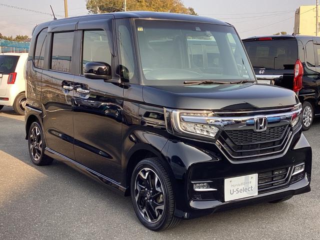 N-BOXカスタム G・Lターボホンダセンシング ナビゲーション ドライブレコーダー前後 ETC 両側パワースライドドア 運転席助手席シートヒーター オートリトラミラー フルオートエアコン クリアランスソナー 地デジ サイドカーテンエアバック VSA(6枚目)