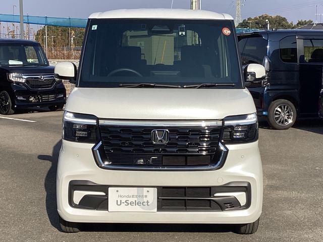 Ｎ－ＢＯＸカスタム ベースグレード　当社レンタＵＰ車・マルチビューカメラ・ナビ・ドラレコ・ＥＴＣ・両側パワースライドドア・ＬＥＤヘッドライト・衝突軽減ブレーキ・クルーズコントロール・スマートキー・オートエアコン・シートヒーター　ＣＭＢＳ（2枚目）