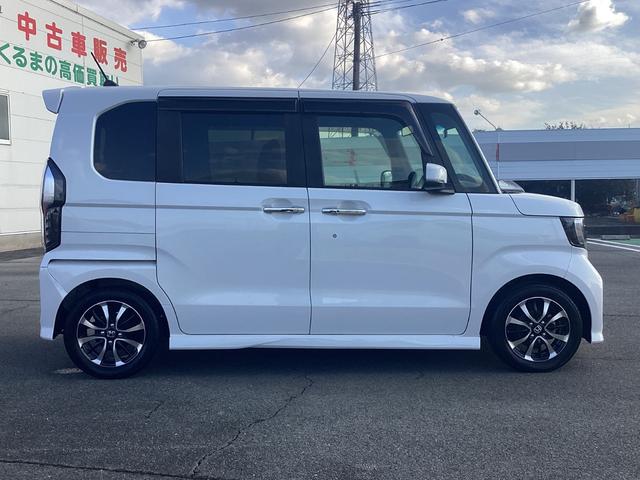 Ｎ－ＢＯＸカスタム Ｇ・Ｌホンダセンシング　ナビゲーション　ドライブレコーダー　ＥＴＣ　オートリトラミラー　オートエアコン　リア左パワースライドドア　運転席助手席シートヒーター　整備記録簿　助手席エアバッグ　キーレス　シートＨ　アイドリングＳＴ（4枚目）