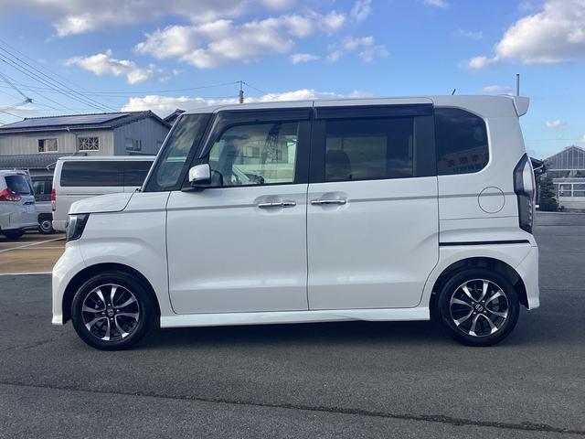 Ｎ－ＢＯＸカスタム Ｇ・Ｌホンダセンシング　ナビゲーション　ドライブレコーダー　ＥＴＣ　オートリトラミラー　オートエアコン　リア左パワースライドドア　運転席助手席シートヒーター　整備記録簿　助手席エアバッグ　キーレス　シートＨ　アイドリングＳＴ（5枚目）