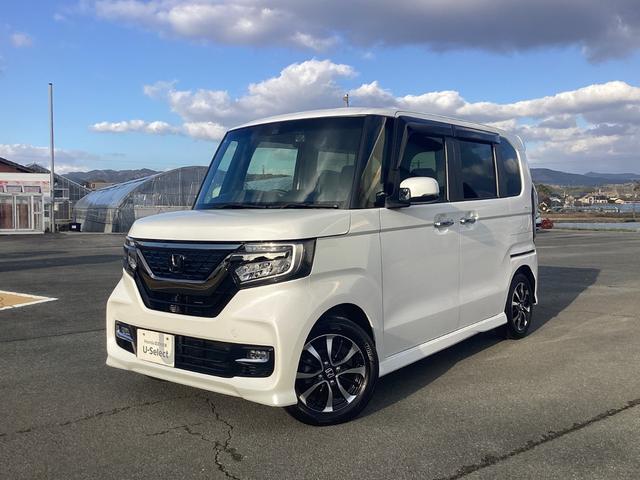 Ｎ－ＢＯＸカスタム Ｇ・Ｌホンダセンシング　ナビゲーション　ドライブレコーダー　ＥＴＣ　オートリトラミラー　オートエアコン　リア左パワースライドドア　運転席助手席シートヒーター　整備記録簿　助手席エアバッグ　キーレス　シートＨ　アイドリングＳＴ（7枚目）