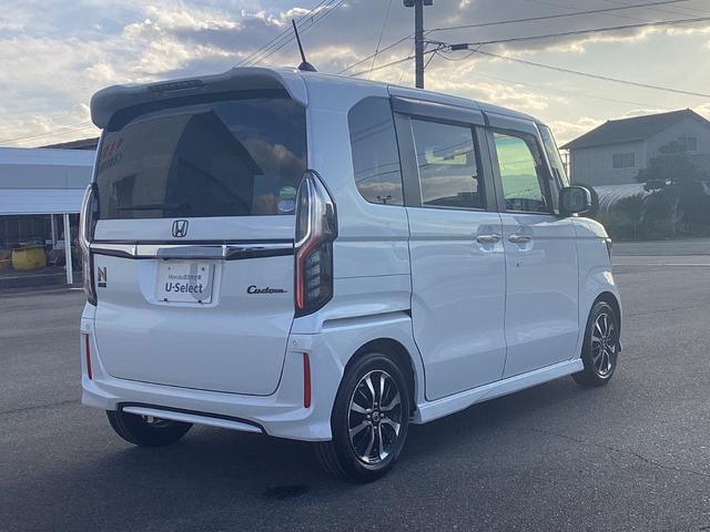 Ｎ－ＢＯＸカスタム Ｇ・Ｌホンダセンシング　ナビゲーション　ドライブレコーダー　ＥＴＣ　オートリトラミラー　オートエアコン　リア左パワースライドドア　運転席助手席シートヒーター　整備記録簿　助手席エアバッグ　キーレス　シートＨ　アイドリングＳＴ（8枚目）