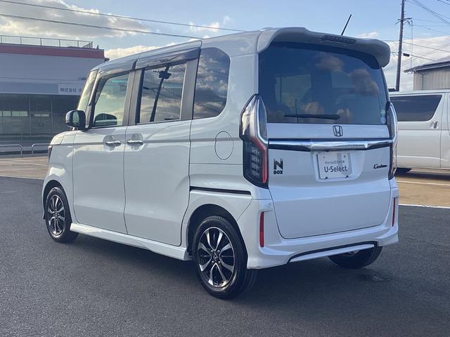 Ｎ－ＢＯＸカスタム Ｇ・Ｌホンダセンシング　ナビゲーション　ドライブレコーダー　ＥＴＣ　オートリトラミラー　オートエアコン　リア左パワースライドドア　運転席助手席シートヒーター　整備記録簿　助手席エアバッグ　キーレス　シートＨ　アイドリングＳＴ（9枚目）