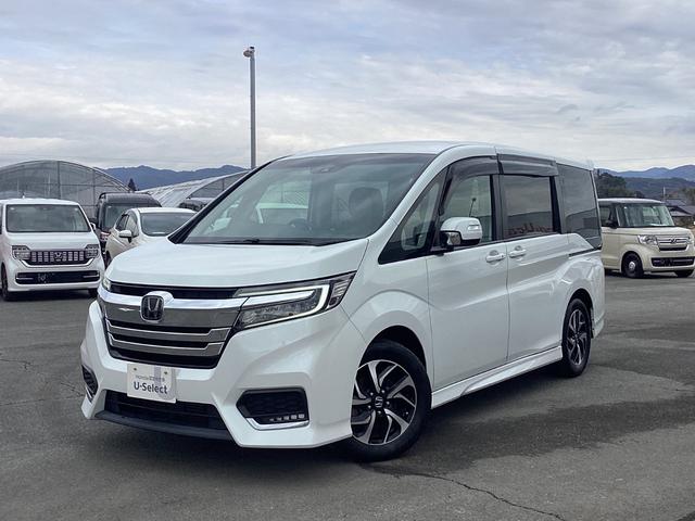 ステップワゴンスパーダ スパーダホンダセンシング　ナビゲーション　地デジ　リア席モニター　ＥＴＣ　両側パワースライドドア　２列目ベンチシート　フロントフルオートエアコン　リアマニュアルエアコン　１６インチアルミホイール　アクティブクルーズ　ＵＳＢ入力（7枚目）