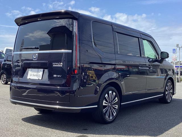 ステップワゴン e:HEVスパーダプレミアムライン ワンオーナー・11インチナビ・15インチルーフモニター・前後ドラレコ・マルチビューカメラ・パワーテールゲート・オットマンシート・BSI・オートエアコン・シートヒーター・ETC・取説・記録簿 Fセグ(38枚目)