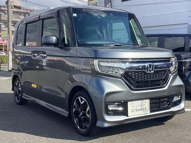 Ｎ－ＢＯＸカスタム Ｇ・Ｌターボホンダセンシング　ワンオーナー・ナビ／ＴＶ／ＵＳＢ／Ｂｌｕｅｔｏｏｔｈ接続・リアカメラ・ＥＴＣ・両側パワースライドドア・ＬＥＤヘッドライト・衝突軽減ブレーキ・クルーズコントロール・スマートキー・オートエアコン（3枚目）