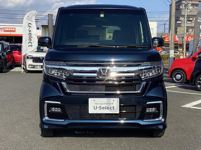 N-BOXカスタム L ワンオーナー・両側パワースライドドア・純正ディススレイオーディオ/TV/Bluetooth接続・リヤカメラ・LEDヘッドライト・衝突軽減ブレーキ・クルーズコントロール・スマートキー・シートヒーター(2枚目)