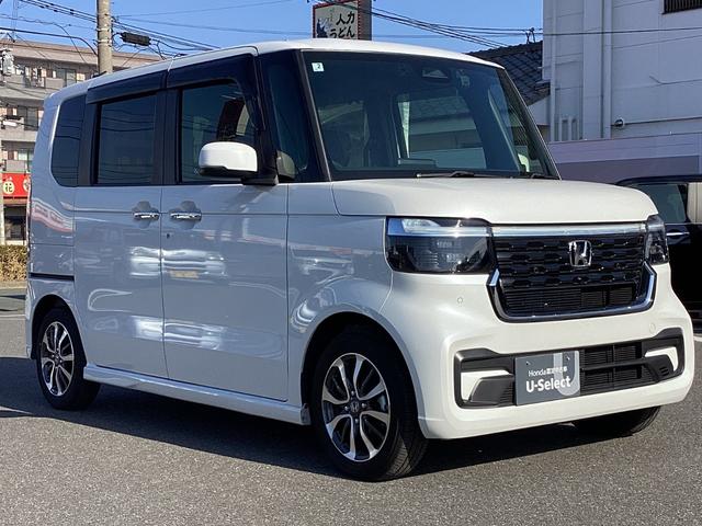 Ｎ－ＢＯＸカスタム ベースグレード　当社デモカー・ナビ・前後ドラレコ・両側パワースライドドア・ＥＴＣ・リヤカメラ・ＬＥＤヘッドライト・衝突軽減ブレーキ・クルーズコントロール・スマートキー・オートエアコン・電子パーキング・ブレーキホールド（3枚目）