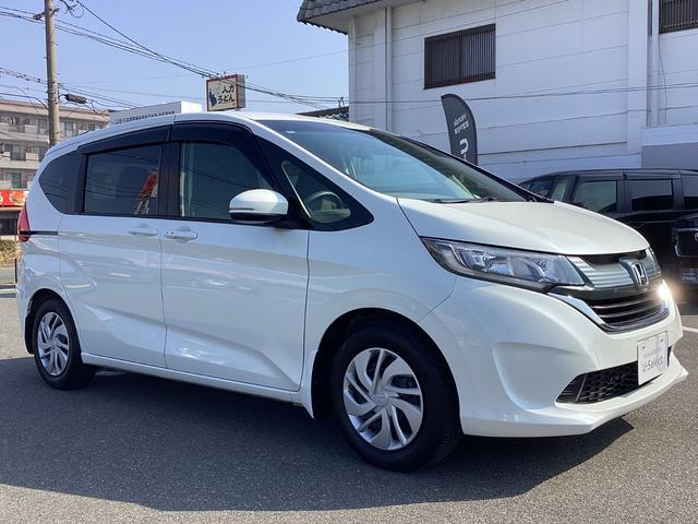 フリード Ｇ・ホンダセンシング　ワンオーナー・ナビ・リヤカメラ・ＥＴＣ・両側パワースライドドア・衝突軽減ブレーキ・クルーズコントロール・スマートキー・オートエアコン・社外ドラレコ・　Ｗ電動ドア　キーフリ　１オーナ　ＵＳＢポート　禁煙（3枚目）